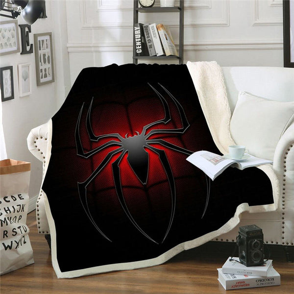 Spiderman Throw Blanket Spider Man Fleece Blanket for Adult Kids