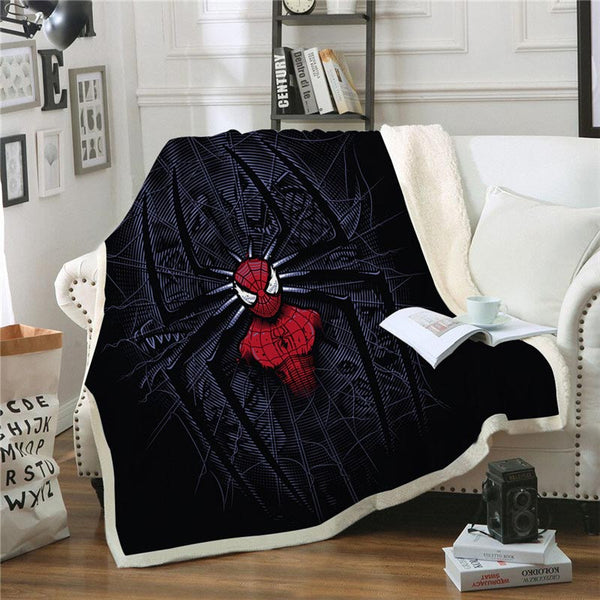 Spiderman best sale blanket fleece