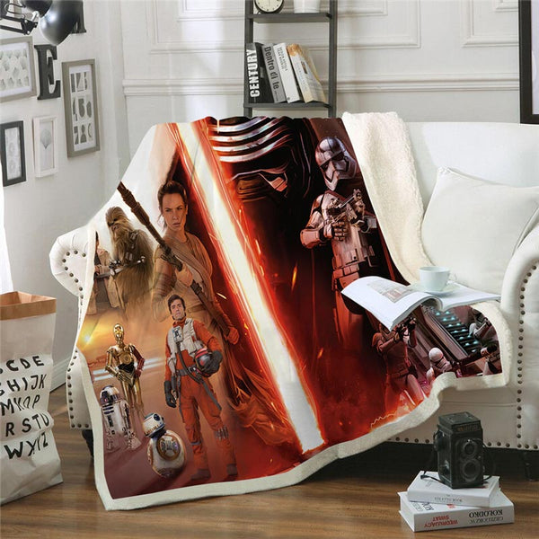 Star wars 2024 plush blanket