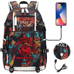 Game of Thrones Backpack with USB Charging Port