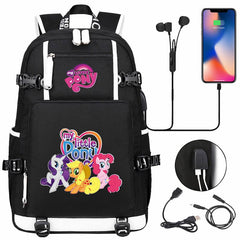 My Little Pony SchoolBag Backpack with USB Charging Port