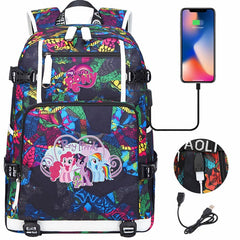 My Little Pony SchoolBag Backpack with USB Charging Port