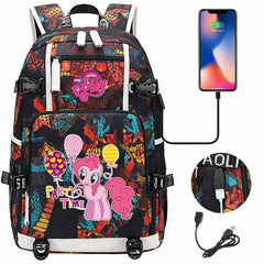 My Little Pony SchoolBag Backpack with USB Charging Port