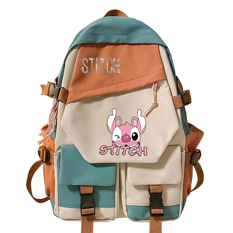 Stitch Backpack Stitch School Bag for Students