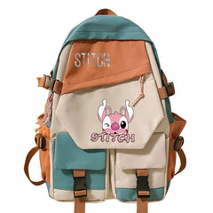 Stitch Backpack Stitch School Bag for Students