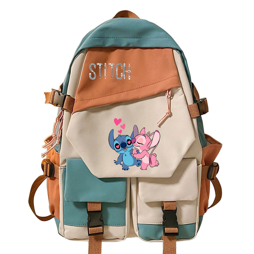 Stitch Backpack Stitch School Bag for Students