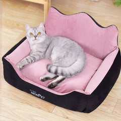 Plush Dutch Velvet Pet Sofa Bed Ultimate Soft Comfort