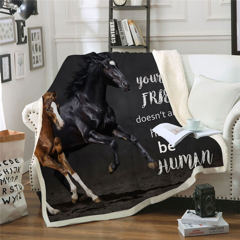 Horse Throw Blanket