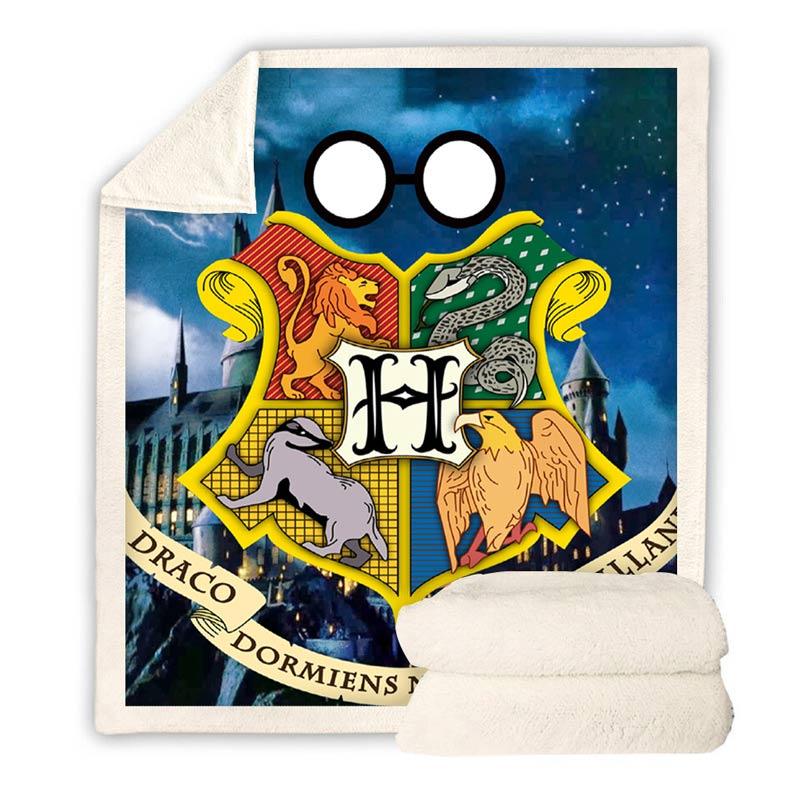 Harry Potter Hogwarts throw blanket