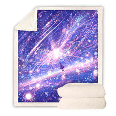 Galaxy Printed Throw Blanket