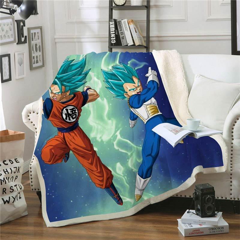 Dragon Ball Z Throw Blanket