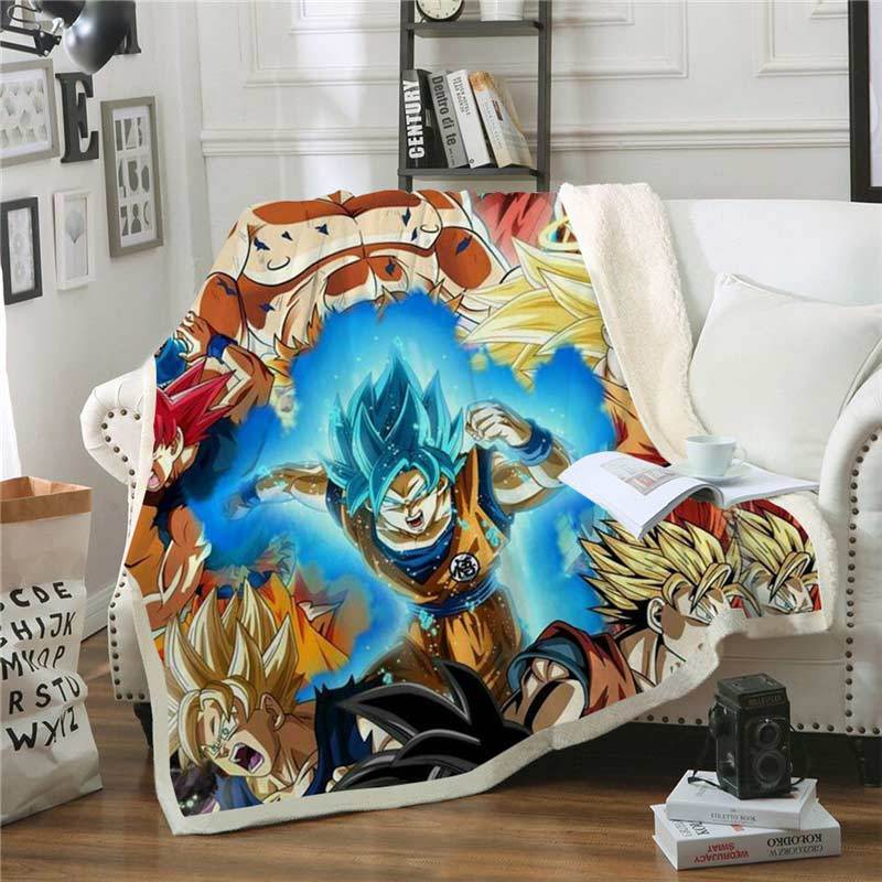 Dragon Ball Z Throw Blanket