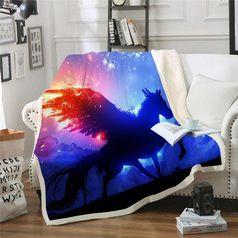 Galaxy Printed Throw Blanket