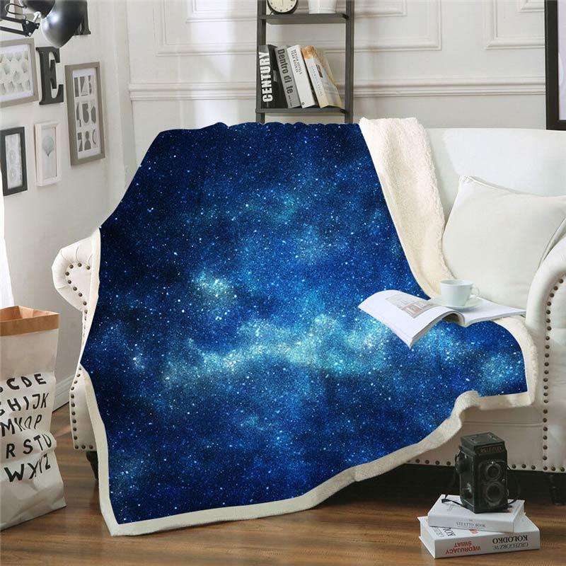 Galaxy Printed Throw Blanket