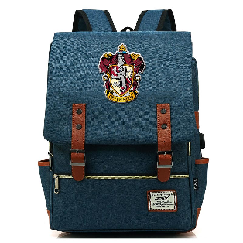 Harry Potter Gryffindor Backpack Laptop Notebook School Bag