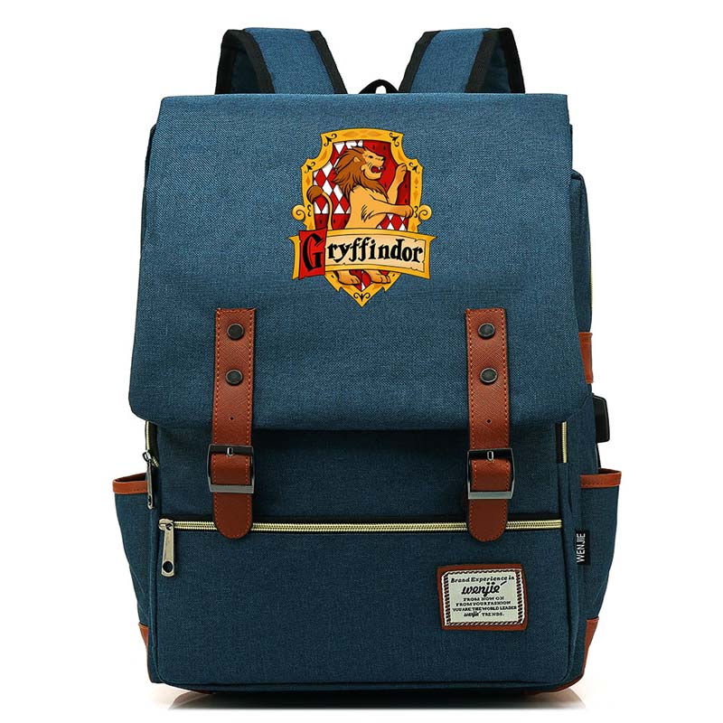 Harry Potter Backpack Gryffindor Backpack School Bag Travel Bag