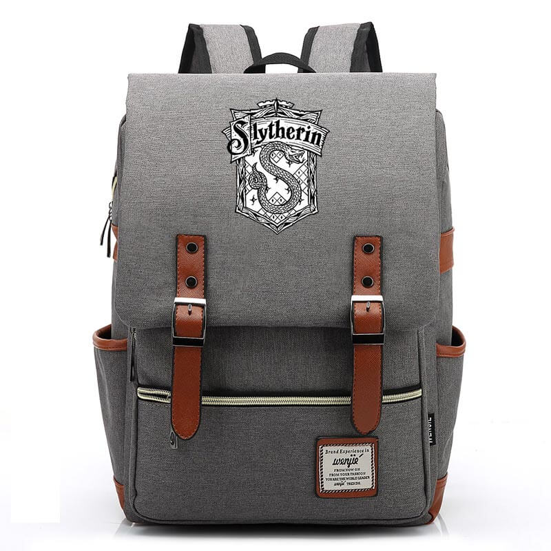Harry Potter Backpack Slytherin Backpack School Bag