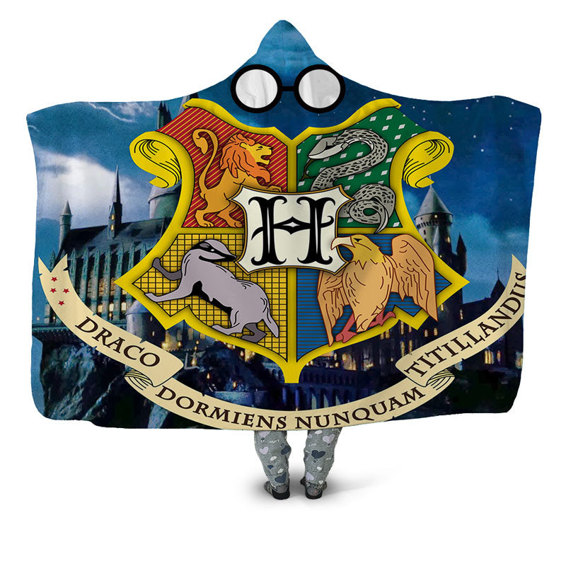 Harry Potter Hooded Blanket