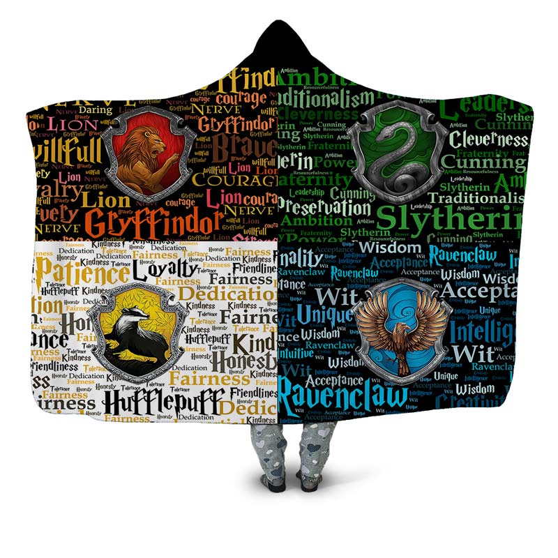 Harry Potter Hooded Blanket