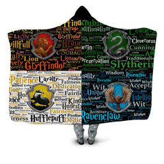 Harry Potter Hooded Blanket