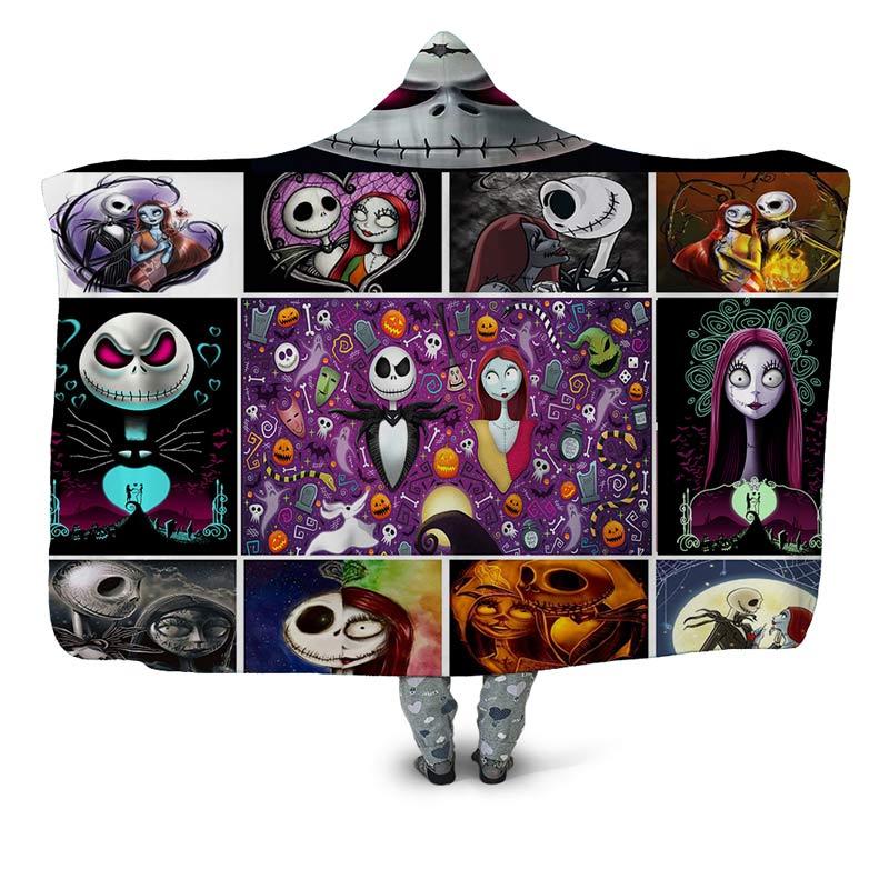 Halloween Blanket with Hood