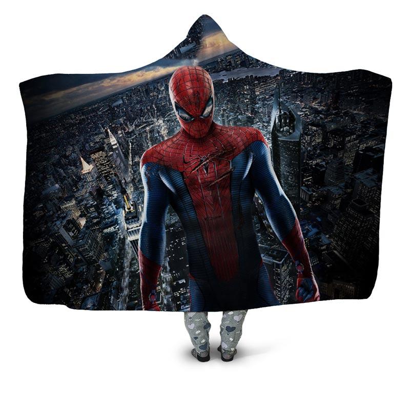 Spiderman Hooded Blanket