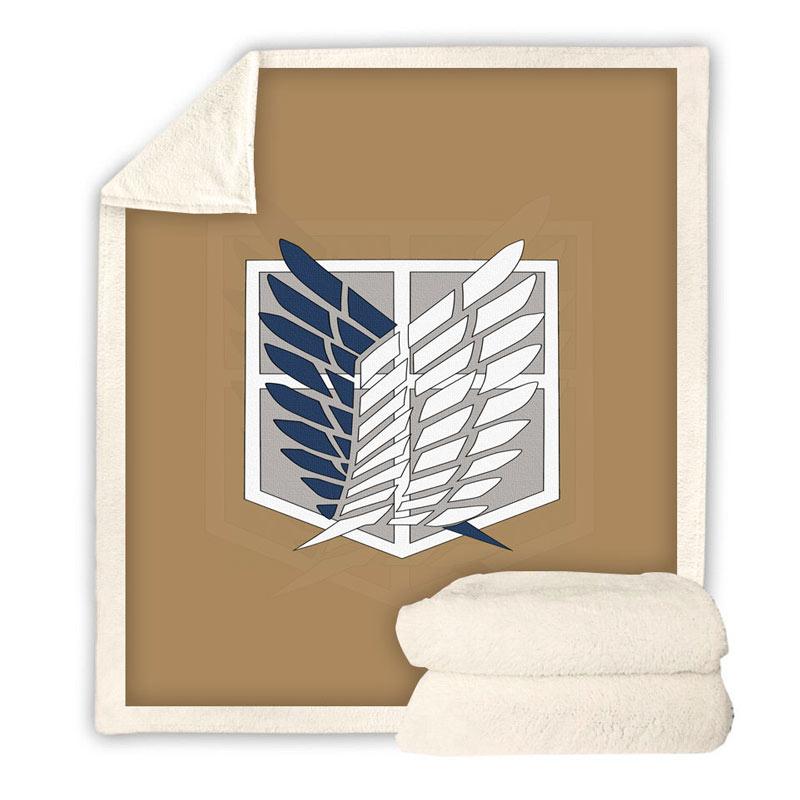 Attack on Titan Throw Blanket