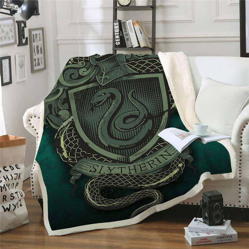 Harry Potter Slytherin Throw Blanket