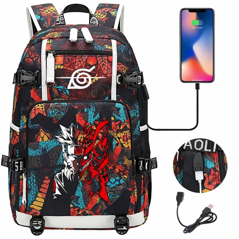 Naruto Backpack School Bag - Dota 2 Store