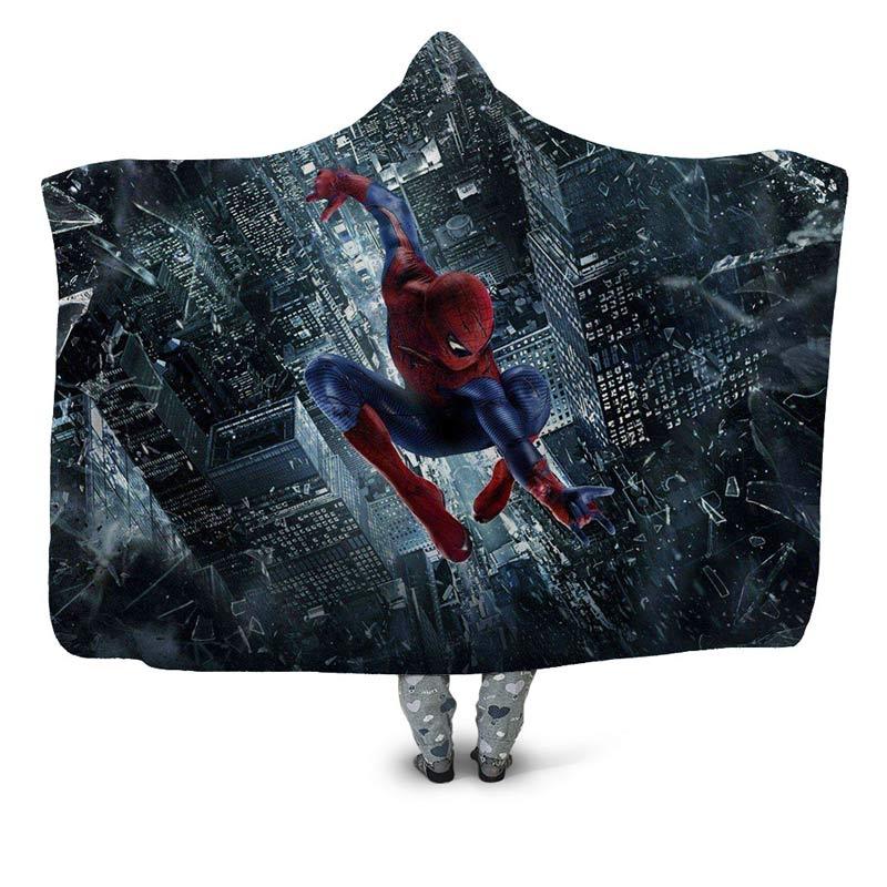 Spiderman Hooded Blanket