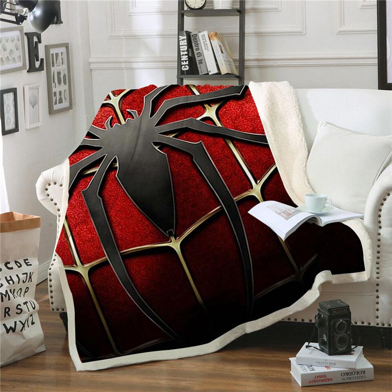 Spiderman Throw Blanket