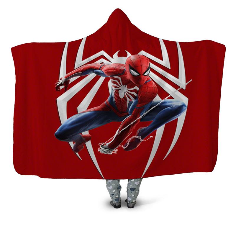 Spiderman Hooded Blanket